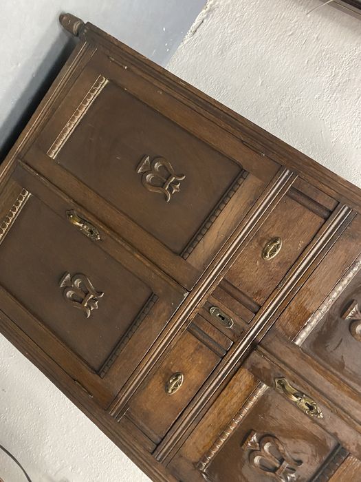 Дъбов шкаф Франция арт деко 1925 1940 масив