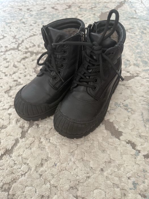 Зимние кожаные ботинки 27р