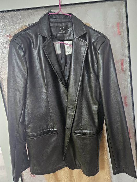 Sacou imitatie piele