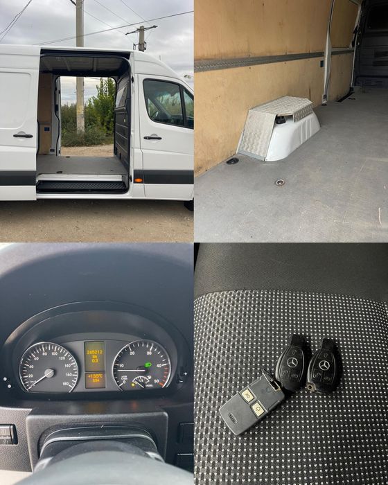 Mercedes Sprinter 519 Lung V6 190 CP E5 3.5T CAT. B CLIMA nerulat RO