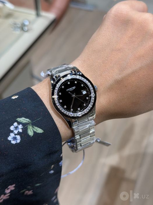Швейцарская роскошь: Женские  Longines Conquest Classic с бриллиантами
