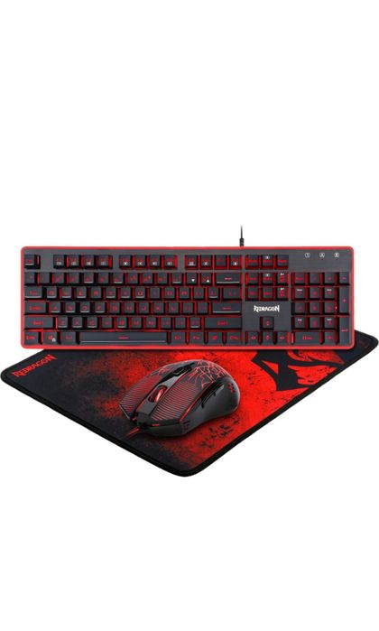 Kit gaming Redragon S107, tastatura+mouse+mousepad