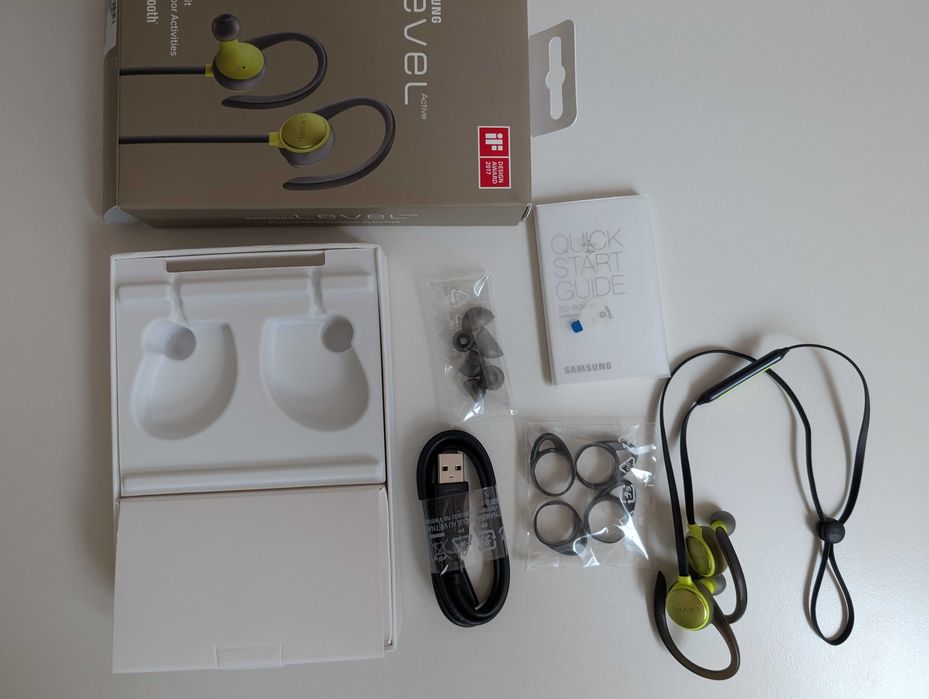 Casti audio alergare Samsung Level Active, wireless Bluetooth