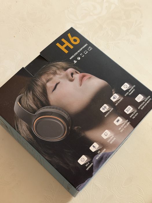 Наушники H6 қара түс