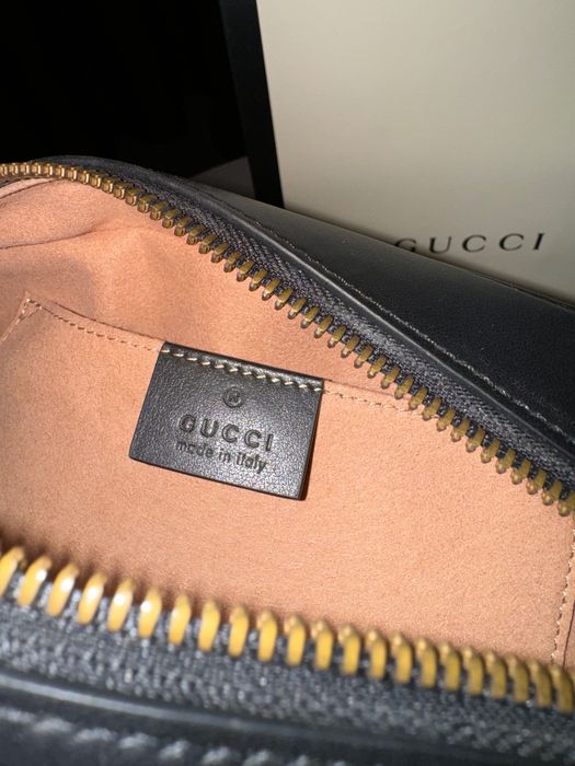 Geanta Gucci originala Black Leather GG Marmont Matelasse noua