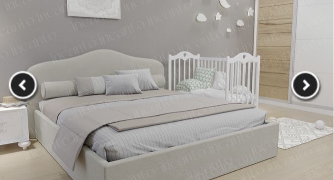 Манеж детский белый