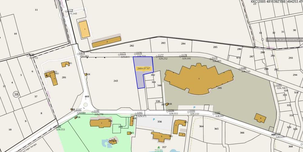 Продава се Парцел в с. Овощник, Област Стара Загора - 3000 кв.м за 100 €/кв.м - Снимка #1