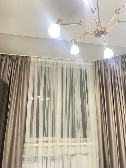 Комплект штор с тюлью