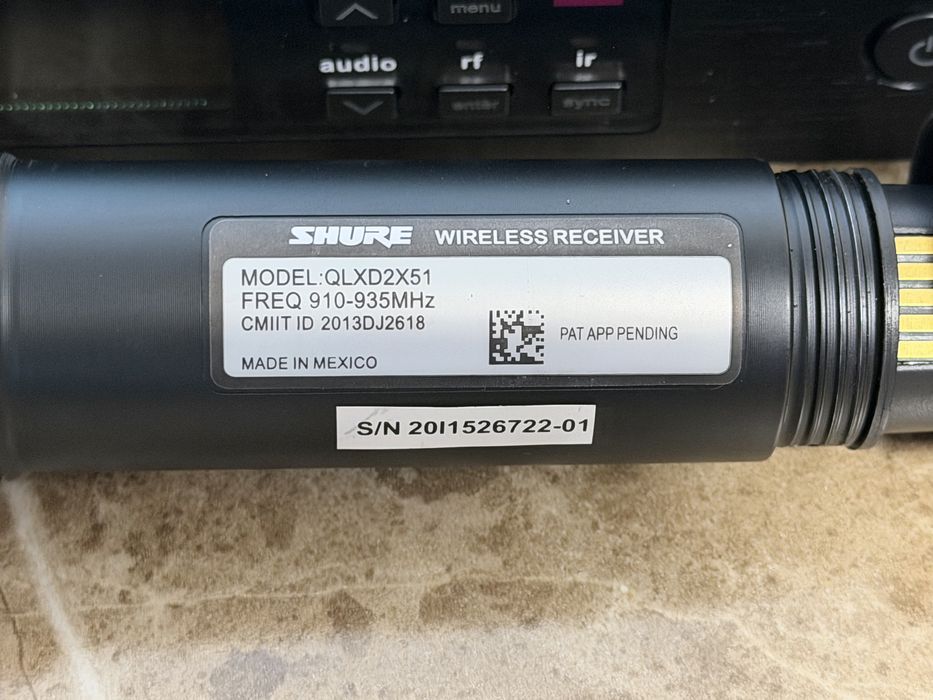 SHURE QLXD B-58 Microfon Wireless UHF – Transmisie 100m  - 900Mhz