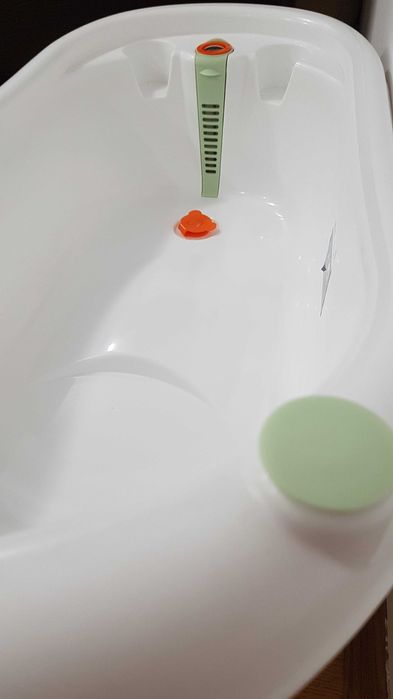 Бебешка вана с подложка Chipolino Bubble, минт 91 см
