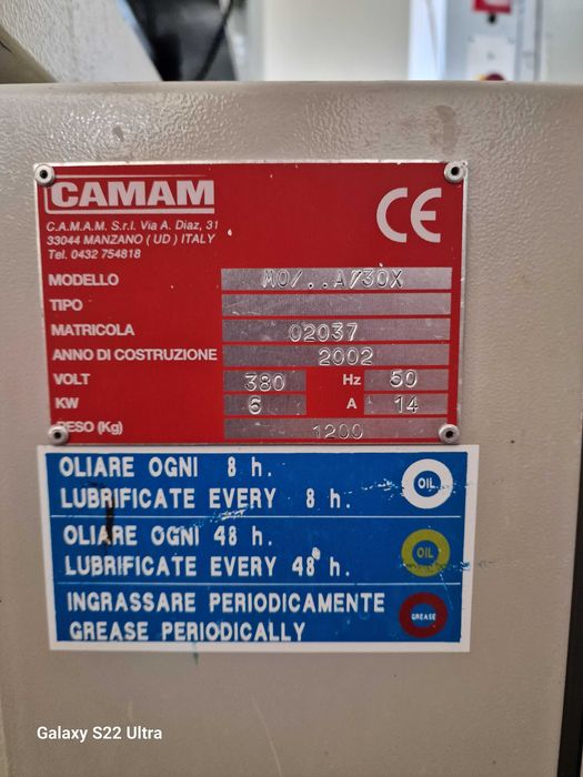 Camam masina de gaurit multipla