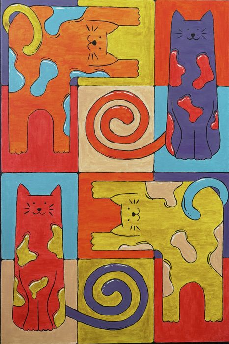 Tablou pictura pe canvas bumbac