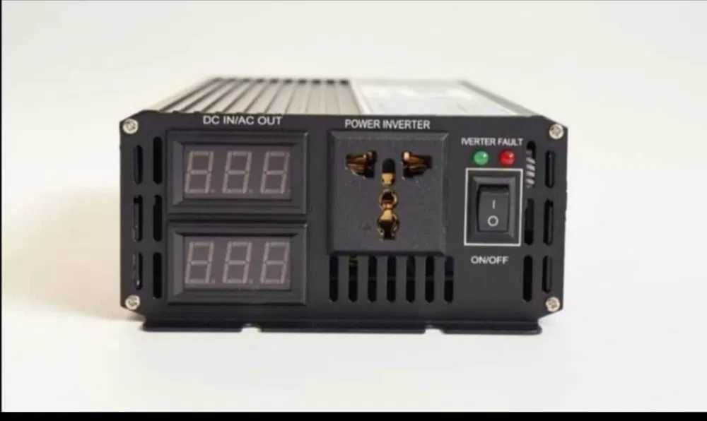 Invertor panouri solare unda pura sinus pur 12V /24V - 220V duce orice