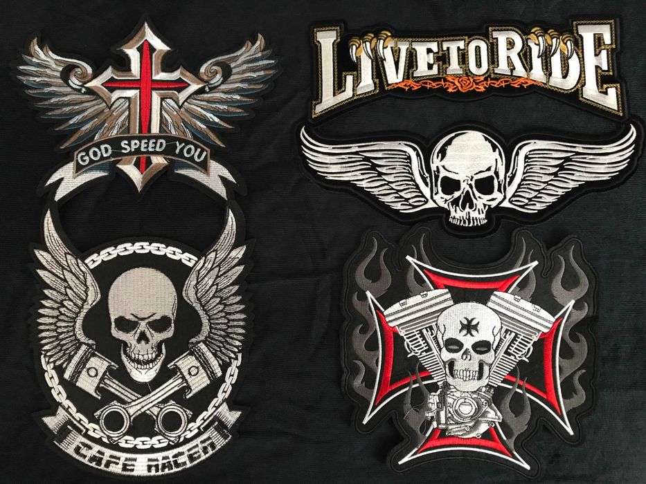 Petic/Patch/Emblema brodat geaca/vesta/etc piele/textil moto/rock/punk