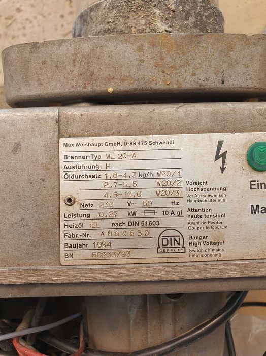 Arzator- Injector Weishaupt, Elco,Viessmann,pompe,preincalzitoare