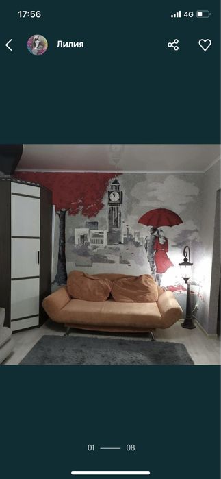 12000  командированным и гостям города !Сдается 1 комн квартира студия