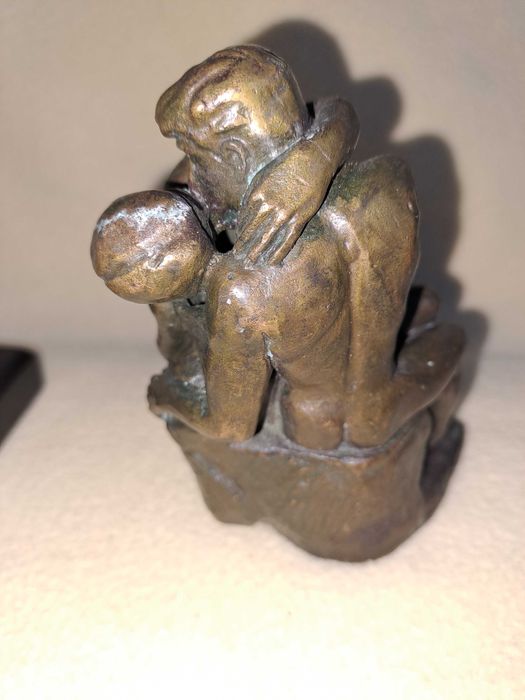 statueta bronz sarutul 13 cm
