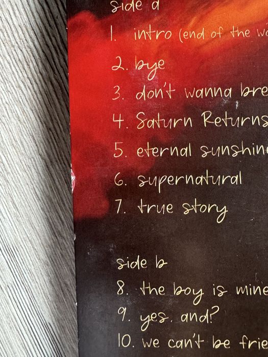 Ariana Grande - Eternal Sunshine (Ruby Red Coloured vinyl)