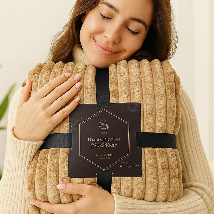 Луксозно меко одеяло- Двулицево - 220x240 см - 3.5кг на бройка
Продукт