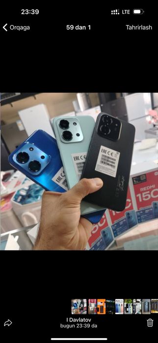 Redmi 15 c 8/128 12/128 16/256 GB