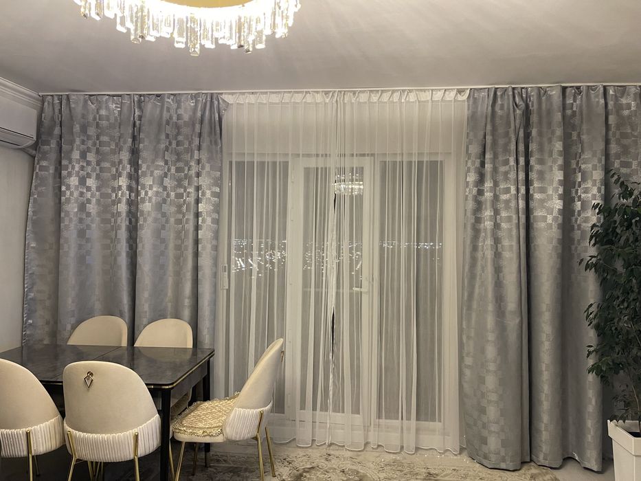 Комплект штор с тюлями
