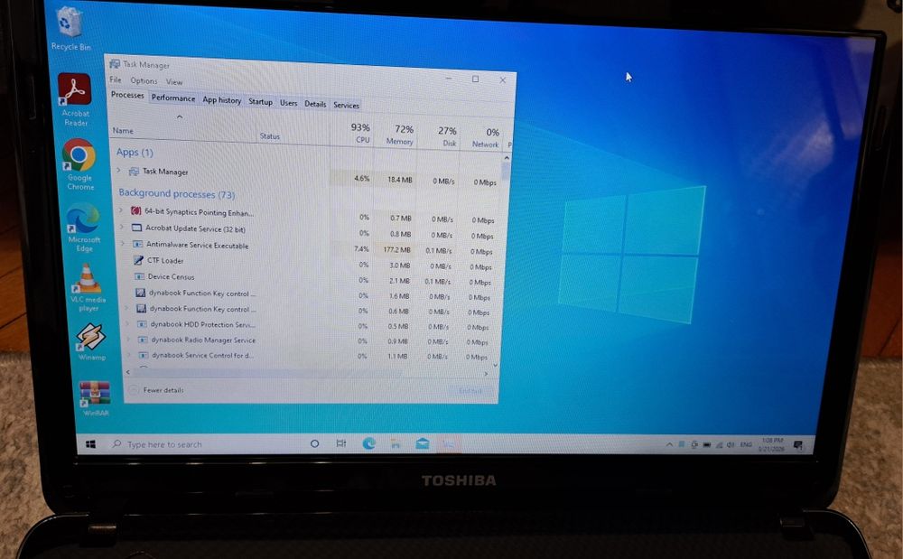 Laptop Toshiba Satellite T130  10G