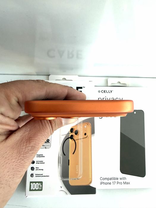 НОВ! iPhone 17 Pro Max 256GB Cosmic Orange ГАРАНЦИЯ!