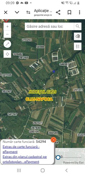 Vand 540 mp extravilan in Lomb 12000 euro