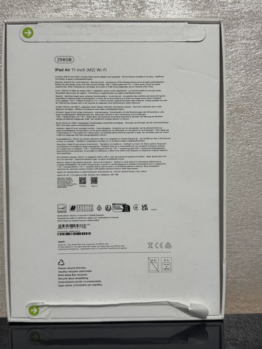 iPad air 11 (m2 ) 256 gb Wi-fi Pret 3000