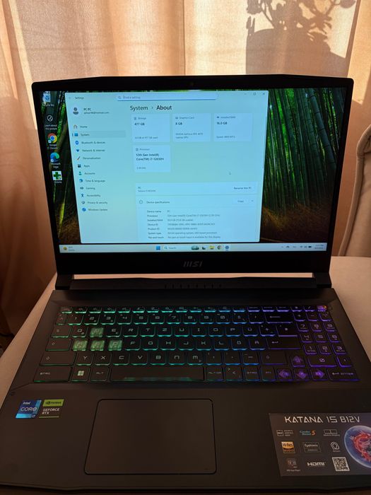 Игровой ноутбук MSI