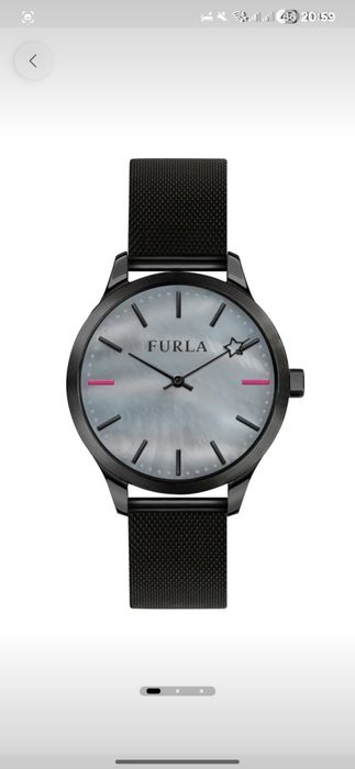 Furla Ceas rotund cu bratara cu model plasa