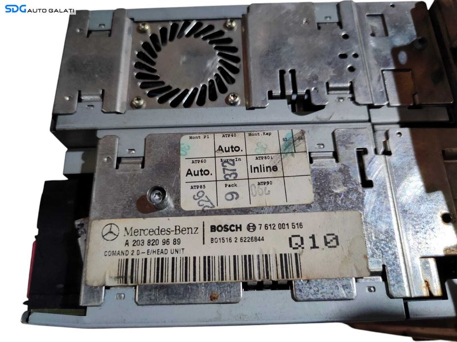 Unitate Radio Navigatie Navi GPS Mercedes Clasa C Class W203 2001 - 2007 Cod A2038209689 [L5624]