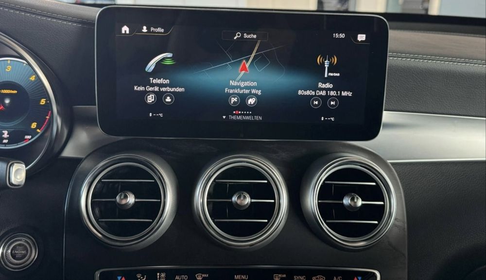 Navigatie Originale OEM Mercedes GLC W253 Facelift Mare Carplay Touch