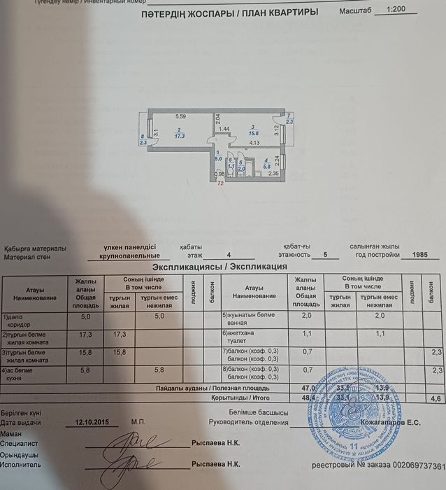 Продам 2-ух ком квартиру