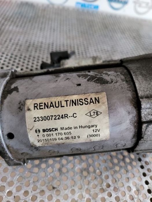 Electromotor Renault Koleos Kadjar Laguna Megane 1.5 Dci Cod Motor K9K An 2013-2018 Cod R