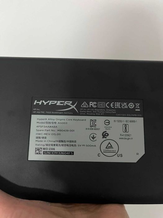 Игровая клавиатура hyperX alloy fps pro