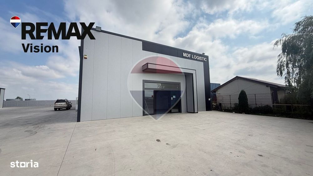Spațiu industrial de 560mp de închiriat în zona Ghercesti