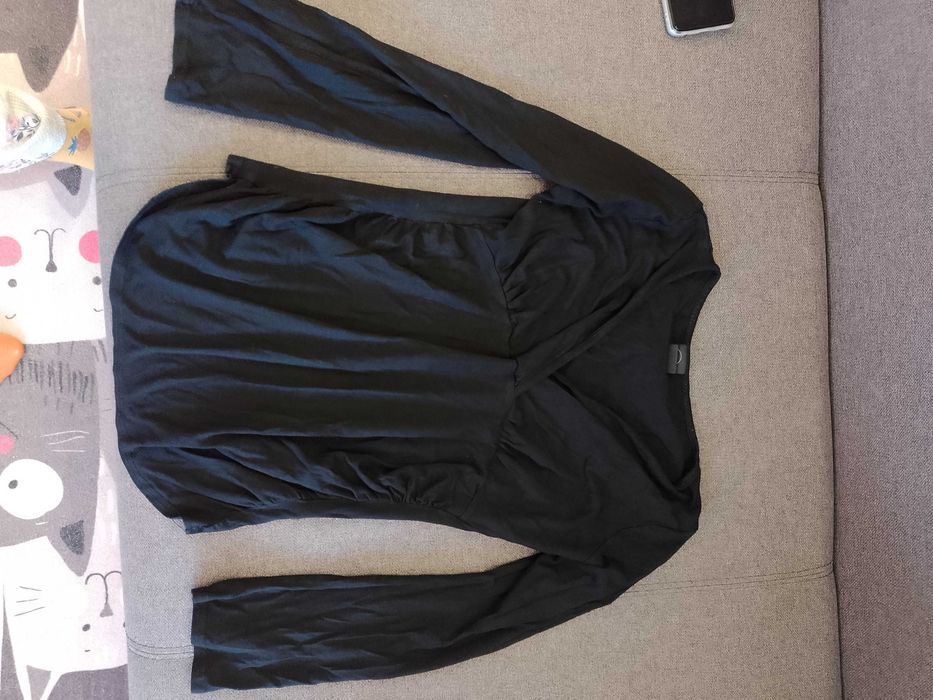 Рокля за бременни, дънкова L, и блуза за кърмене М