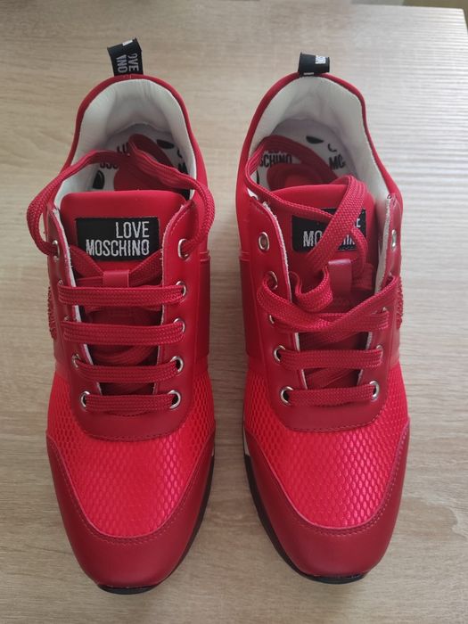 Love Moschino | Adidasi Sport Rosii | Marimea 38