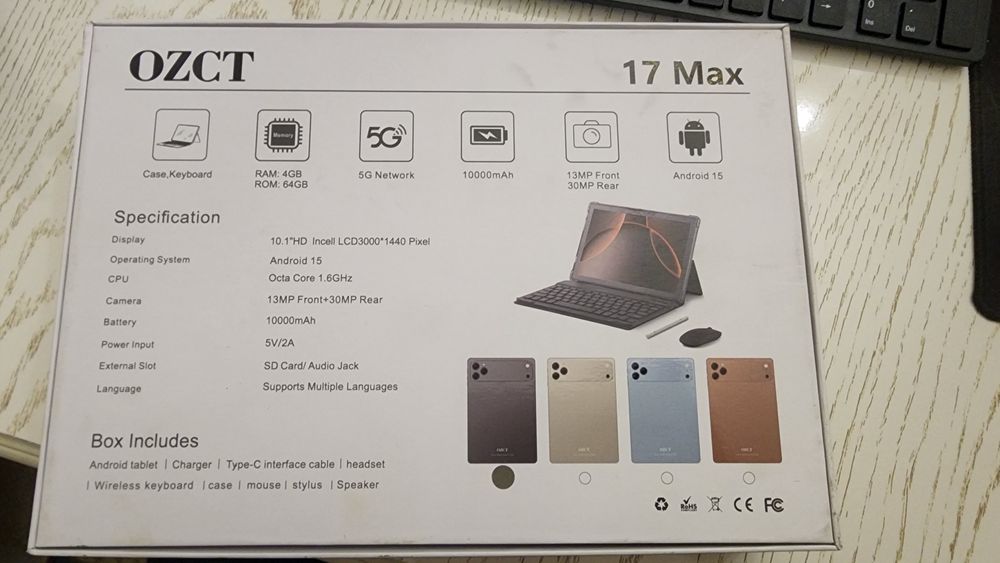 Планшет-ноутбук 17 max сотилади