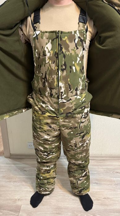 Бушлат тёплый мультикам с комбинезоном