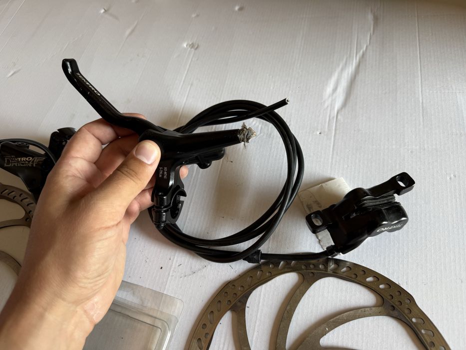 Set frâne Tektro Orion 4P complet ( e-bike bicicleta electrica haibike  )