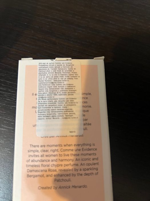 Apă de parfum Comme Une Evidence