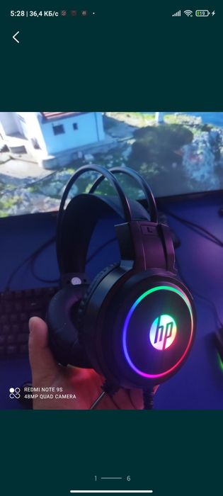 Наушники игровые HP