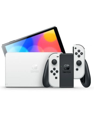 Nintendo Switch (OLED) + подарък игри и карта памет