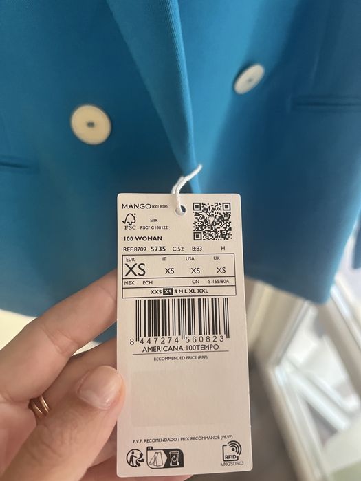 Сако Mango, размер XS