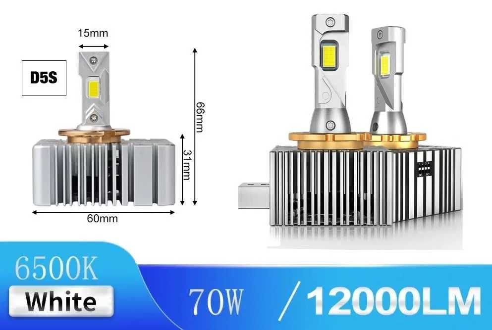 Лед крушки Led-Xenon-D5S -Canbus- D-serie – 2 бр.