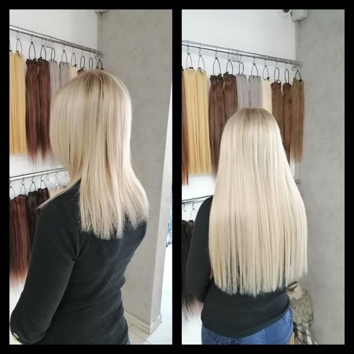 100%естествена славянска коса по поръчка