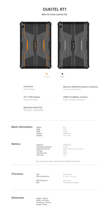 Таблет Oukitel RT1 с IGO и IGO PAL навигация