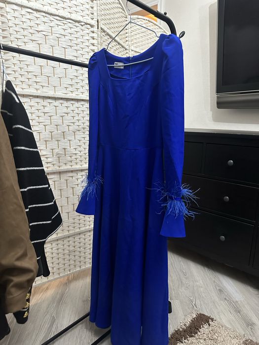 Синие платье модное